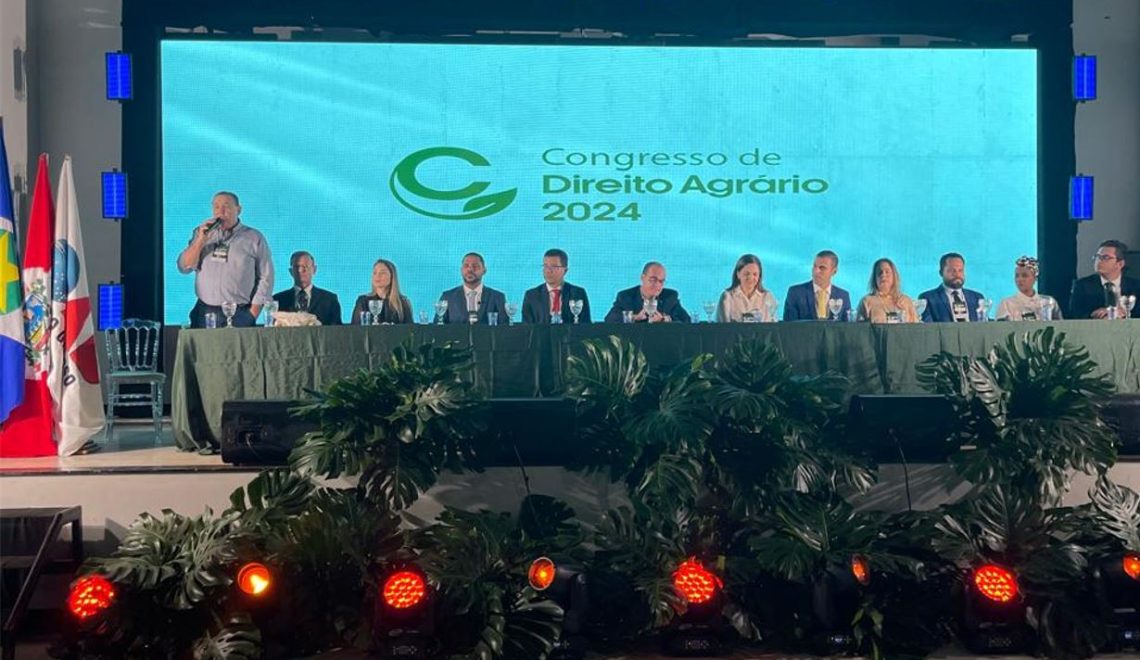 Nininho participa em Rondonópolis do 1º Congresso de Direito Agrário: "agronegócio é essencial para o Brasil"